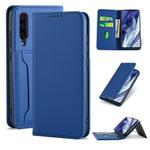 For Xiaomi Mi 9 Pro Strong Magnetism Shockproof Horizontal Flip Liquid Feel Leather Case with Holder & Card Slots & Wallet(Blue)