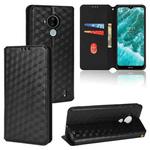 For Nokia C30 Cubic Grid Texture Flip Leather Phone Case(Black)