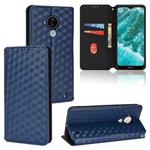 For Nokia C30 Cubic Grid Texture Flip Leather Phone Case(Blue)