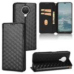 For Nokia G10 / Nokia G20 Cubic Grid Texture Flip Leather Phone Case(Black)