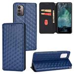 For Nokia G11 / Nokia G21 Cubic Grid Texture Flip Leather Phone Case(Blue)
