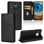 For Nokia X10 / X20 / X100 Cubic Grid Texture Flip Leather Phone Case(Black)