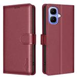 For Infinix Smart 10 4G Litchi Texture RFID Anti-theft Leather Phone Case(Red)