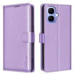 For Infinix Smart 10 4G Litchi Texture RFID Anti-theft Leather Phone Case(Purple)