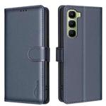 For Infinix Hot 60 Pro 4G Litchi Texture RFID Anti-theft Leather Phone Case(Blue)