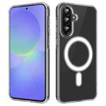 For Samsung Galaxy A56 5G MagSafe Magnetic Acrylic TPU Phone Case(Transparent)