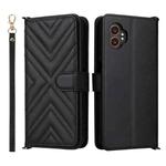 For Samsung Galaxy XCover 7 Pro Multifunctional 6-Card Slots Leather Phone Case with Wrist Strap(Black)