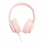 WiWU KTD-01 Kids Wired Headphones Sport Earphones Gaming Headset, Length: 1.6m(Pink)