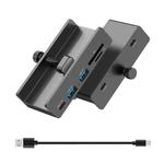 ORICO HCL-2A1CTS-Pro Aluminum Alloy 5-port USB3.0 Clamp Hub(Black)