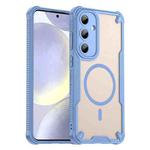 For Samsung Galaxy S25+ 5G Armor Glaze MagSafe Magnetic Phone Case(Blue)