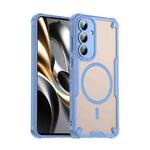 For Samsung Galaxy S25 FE 5G Armor Glaze MagSafe Magnetic Phone Case(Blue)