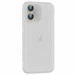 For iPhone 12 Ice Cream Dream Network Cooling PC Phone Case with Lens Film(Transparent)