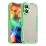 For iPhone 17 Armor Glaze MagSafe Magnetic Phone Case(Green)