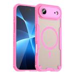 For iPhone 17 Air Armor Glaze MagSafe Magnetic Phone Case(Pink)