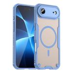 For iPhone 17 Air Armor Glaze MagSafe Magnetic Phone Case(Blue)