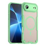 For iPhone 17 Air Armor Glaze MagSafe Magnetic Phone Case(Green)