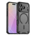 For iPhone 17 Pro Armor Glaze MagSafe Magnetic Phone Case(Black)