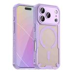 For iPhone 17 Pro Armor Glaze MagSafe Magnetic Phone Case(Purple)