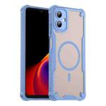 For Samsung Galaxy A06 5G Armor Glaze MagSafe Magnetic Phone Case(Blue)