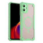For Samsung Galaxy A06 5G Armor Glaze MagSafe Magnetic Phone Case(Green)
