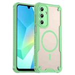For Samsung Galaxy A16 5G Armor Glaze MagSafe Magnetic Phone Case(Green)