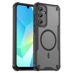 For Samsung Galaxy A56 5G Armor Glaze MagSafe Magnetic Phone Case(Black)