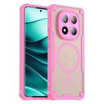 For Redmi Note 14 Pro+ 5G Armor Glaze MagSafe Magnetic Phone Case(Pink)