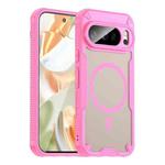 For Google Pixel 10 Pro Armor Glaze MagSafe Magnetic Phone Case(Pink)