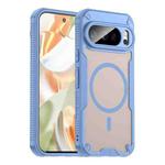 For Google Pixel 10 Pro Armor Glaze MagSafe Magnetic Phone Case(Blue)