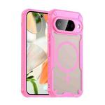 For Google Pixel 10 Armor Glaze MagSafe Magnetic Phone Case(Pink)