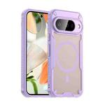 For Google Pixel 10 Armor Glaze MagSafe Magnetic Phone Case(Purple)