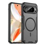 For Google Pixel 10 Pro XL Armor Glaze MagSafe Magnetic Phone Case(Black)
