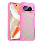 For Google Pixel 10 Pro XL Armor Glaze MagSafe Magnetic Phone Case(Pink)