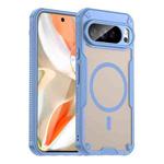 For Google Pixel 10 Pro XL Armor Glaze MagSafe Magnetic Phone Case(Blue)