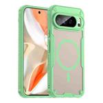 For Google Pixel 10 Pro XL Armor Glaze MagSafe Magnetic Phone Case(Green)