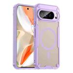 For Google Pixel 10 Pro XL Armor Glaze MagSafe Magnetic Phone Case(Purple)