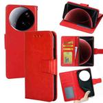 For Xiaomi 15 Ultra Crystal Texture Leather Phone Case(Red)