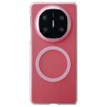 For Huawei Mate X6 Skin Feel MagSafe Magnetic Folding PC Phone Case(Pink)
