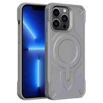 For iPhone 13 Pro Breaker Velvet MagSafe Magnetic TPU Phone Case(Grey)