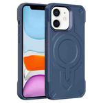 For iPhone 11 Breaker Velvet MagSafe Magnetic TPU Phone Case(Sapphire Blue)