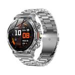 AK82 BT Call Smart Watch, Support Blood Oxygen / Blood Pressure / Heart Rate / Sports Health Monitoring Fitness Tracker(Silver Steel)
