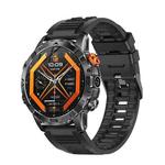 BH11 4G LTE Android 8.1 Smart Watch, 2GB+16GB, Unisoc 8541 Quad Core, Support Heart Rate / Blood Oxygen(Black Silicone)