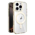 For iPhone 16 Pro Max AI Photo Button PC Hybrid TPU MagSafe Phone Case(Desert Gold)