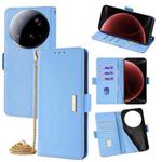 For Xiaomi 15 Ultra Crossbody Chain Leather Phone Case(Blue)