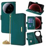 For Xiaomi 15 Ultra Crossbody Chain Leather Phone Case(Green)