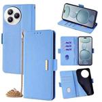 For Xiaomi Civi 5 Pro 5G Crossbody Chain Leather Phone Case(Blue)