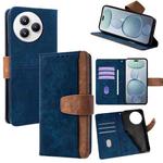 For Xiaomi Civi 5 Pro Color Stitching Skin Feel Leather RFID Blocking Phone Case(Blue)