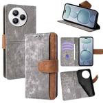 For Xiaomi Civi 5 Pro Color Stitching Skin Feel Leather RFID Blocking Phone Case(Grey)