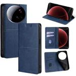 For Xiaomi 15 Ultra Cow Texture Magnetic Leather Phone Case(Blue)
