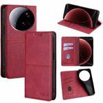 For Xiaomi 15 Ultra Cow Texture Magnetic Leather Phone Case(Red)
